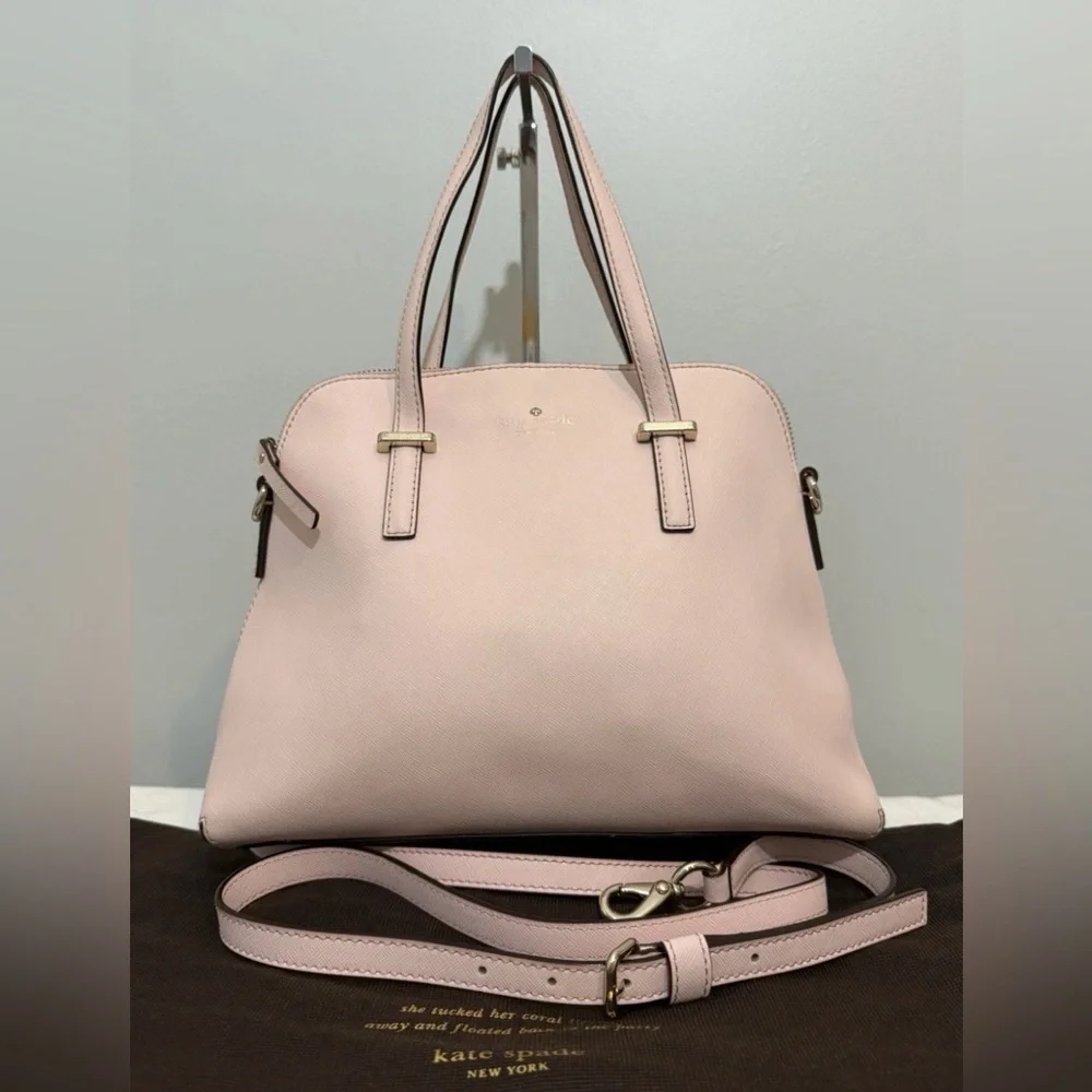 Kate Spade Cedar Street Blush Pink Satchel Crossbody Bag w/ Dust Bag